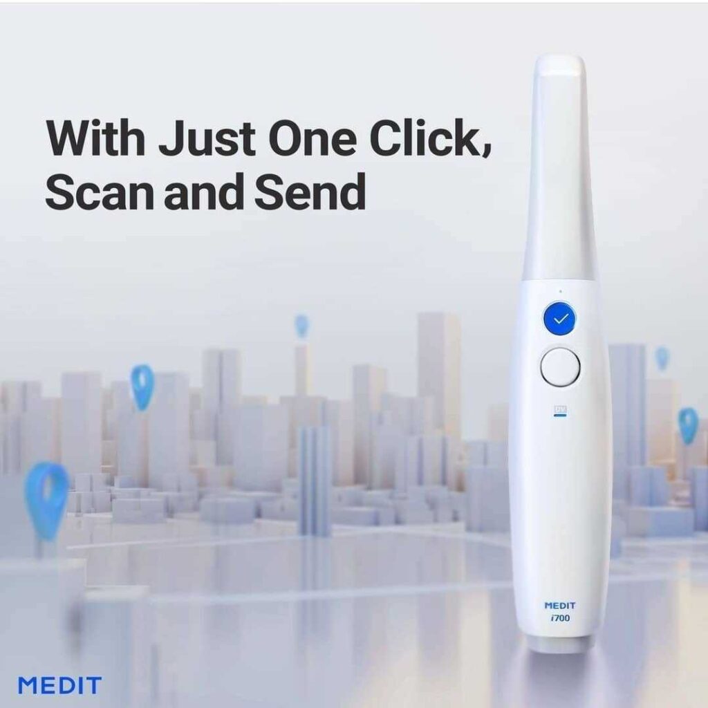 medit i700 scan send